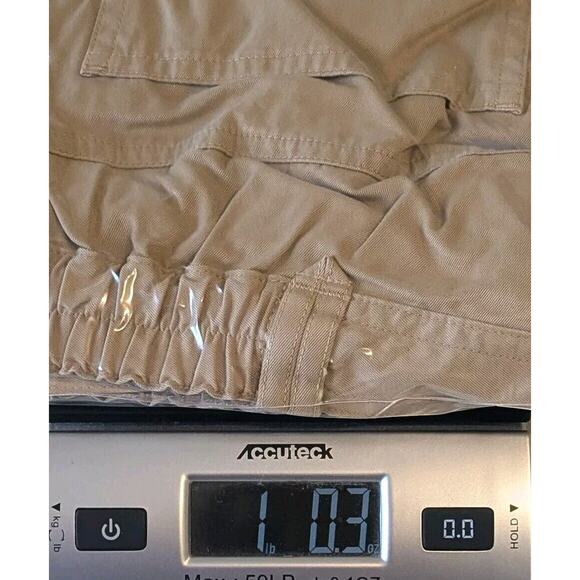 Vintage Talbots Women's Size 18W Cropped Pants Khaki High Rise Pleated Front - Picture 7 of 7